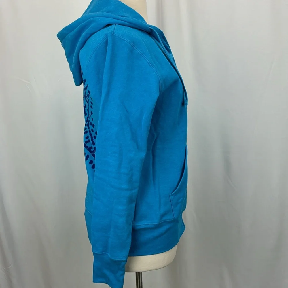 NWOT Hand printed starfish Marushka hoodie blue XL - Picture 4 of 6